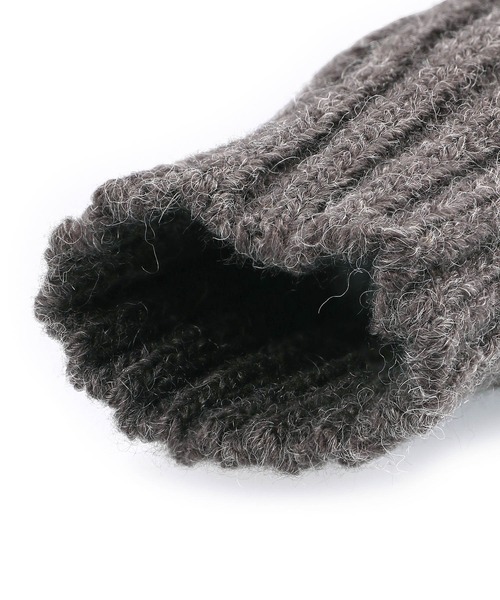 ROPE' PICNIC（ロペピクニック）の「ウールミックスニットグローブ（手袋・レディース・チャコールグレー/ライトグリーン/ホワイト系その他5・FREE）」の9枚目の写真