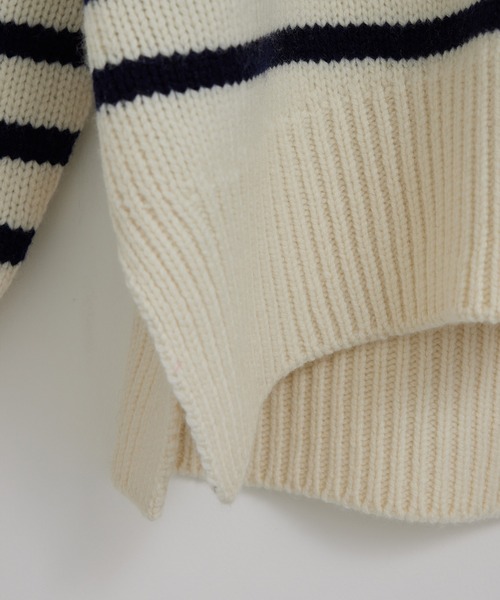 ROPE'（ロペ）の「タスマニアウールクルーネックニット（ニット/セーター・レディース・ホワイト/オリーブ/ピンク系その他/ホワイト系その他2・38）」の11枚目の写真