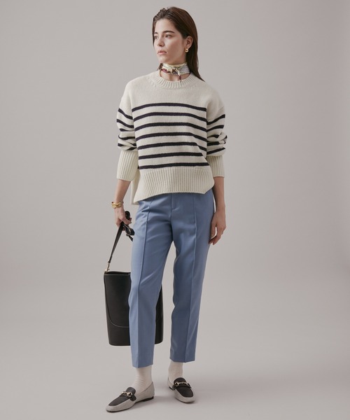 ROPE'（ロペ）の「タスマニアウールクルーネックニット（ニット/セーター・レディース・ホワイト/オリーブ/ピンク系その他/ホワイト系その他2・38）」の13枚目の写真