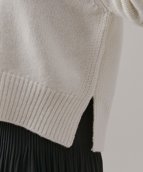 ROPE'（ロペ）の「タスマニアウールクルーネックニット（ニット/セーター・レディース・ホワイト/オリーブ/ピンク系その他/ホワイト系その他2・38）」の22枚目の写真