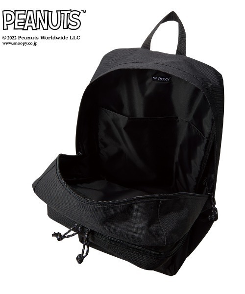 ROXY×PEANUTS バックパック (27L) PEANUTS COMING PEANUTS（ピーナッツ）の「PEANUTS COMING/ロキシーバックアップ
