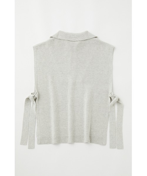 MOUSSY（マウジー）の「HALF ZIP KNIT ベスト（ベスト）」 - WEAR