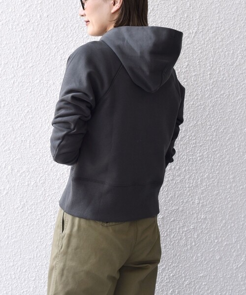 SHIPS Days（シップスデイズ）の「SHIPS Days:〈手洗い可能〉裏起毛フーディー（パーカー・レディース・ブルー/ダークグレー/ライトグレー・ONE SIZE）」の13枚目の写真