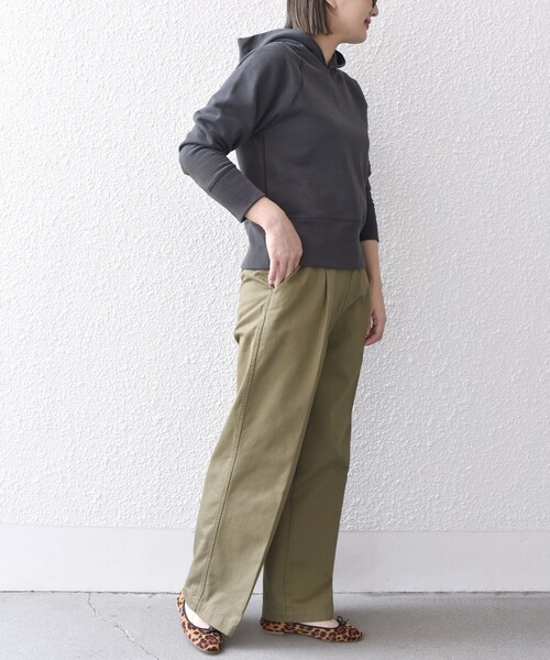 SHIPS Days（シップスデイズ）の「SHIPS Days:〈手洗い可能〉裏起毛フーディー（パーカー・レディース・ブルー/ダークグレー/ライトグレー・ONE SIZE）」の16枚目の写真