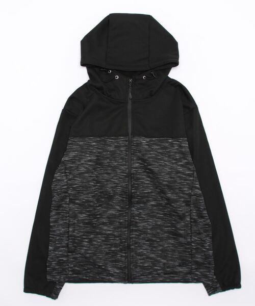 STYLEBLOCK(スタイルブロック)の「PERFECTWINDPROOFフリースボンディング切替止水ZIPパーカー(パーカー・メンズ・ネイビー/ブラック系その他/ブラック/ブラック系その他2・L/M)」の6枚目の写真