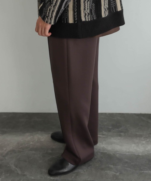 SENSE OF PLACE by URBAN RESEARCH(センスオブプレイスバイアーバンリサーチ)の「スフレスウェットセンタープレスストレートパンツ(スウェットパンツ・メンズ・ブラック/カーキ/ブラウン・MEDIUM/LARGE)」の19枚目の写真