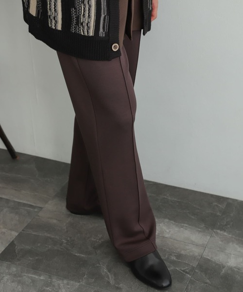 SENSE OF PLACE by URBAN RESEARCH(センスオブプレイスバイアーバンリサーチ)の「スフレスウェットセンタープレスストレートパンツ(スウェットパンツ・メンズ・ブラック/カーキ/ブラウン・MEDIUM/LARGE)」の20枚目の写真