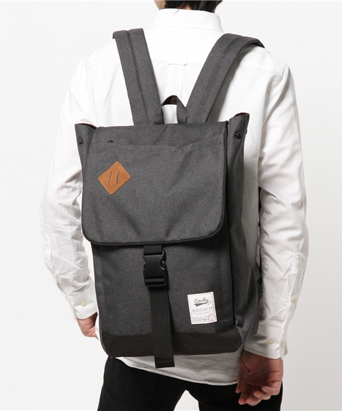 WEGO（ウィゴー）の「WEGO/リュックサック（バックパック/リュック・メンズ・ブラック/杢グレー/ネイビー/ホワイト・FREE）」の6枚目の写真