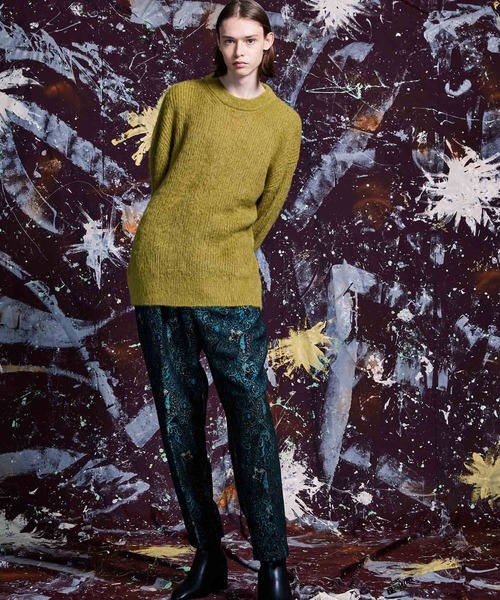 MAISON SPECIAL（メゾンスペシャル）の「《ユニセックスアイテム》ペイズリーフクレジャガード2タックキャロットテーパードパンツ【MAISON SPECIAL/メゾンスペシャル】（その他パンツ・メンズ・ブラック/ブルー・0/1/2）」の7枚目の写真