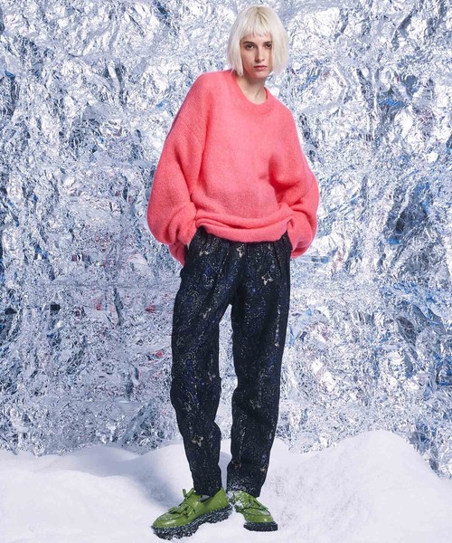 MAISON SPECIAL（メゾンスペシャル）の「《ユニセックスアイテム》ペイズリーフクレジャガード2タックキャロットテーパードパンツ【MAISON SPECIAL/メゾンスペシャル】（その他パンツ・メンズ・ブラック/ブルー・0/1/2）」の18枚目の写真