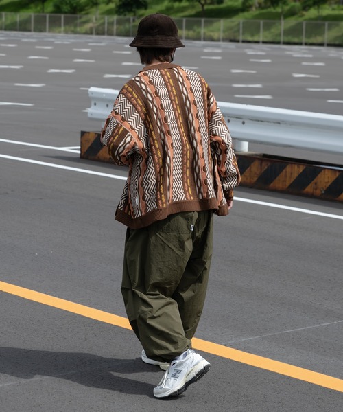 Perushu（ペルーシュ）の「ユーズドライク3dニットシャツカーディガン（ニット/セーター・メンズ・ブラック/ブラウン/グリーン/ブルー・LARGE/MEDIUM）」の18枚目の写真