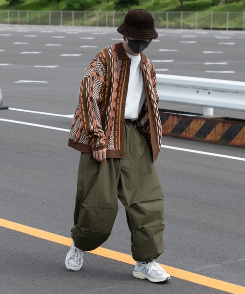 Perushu（ペルーシュ）の「ユーズドライク3dニットシャツカーディガン（ニット/セーター・メンズ・ブラック/ブラウン/グリーン/ブルー・LARGE/MEDIUM）」の16枚目の写真