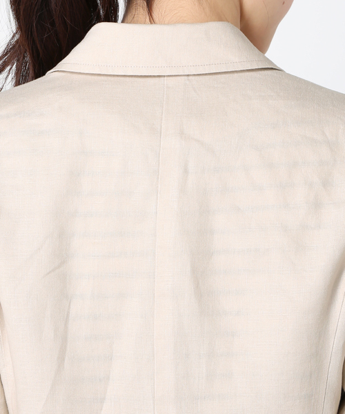 ivory court(アイボリーコート)の「◇リネン 2Bテーラードジャケット(テーラードジャケット・レディース・ホワイト/ベージュ/ネイビー・38/40)」の21枚目の写真