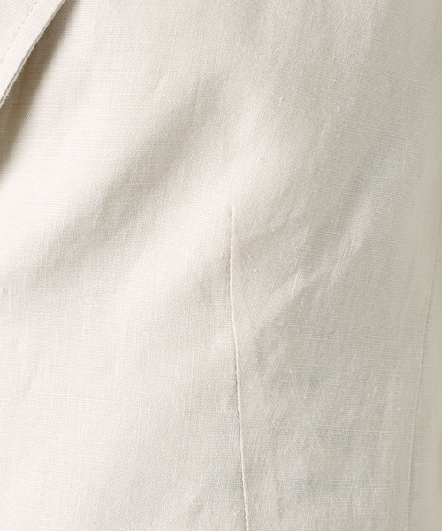 ivory court(アイボリーコート)の「◇リネン 2Bテーラードジャケット(テーラードジャケット・レディース・ホワイト/ベージュ/ネイビー・38/40)」の15枚目の写真