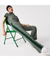 LACOSTE | オリジナルモノグラムジャカードフレアパンツ(その他パンツ)