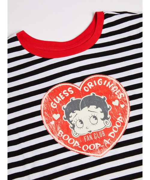 Guess（ゲス）の「GUESS Originals x Betty Boop Striped Cropped Baby
