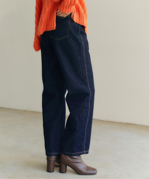 titivate（ティティベイト）の「ベーシックストレートデニムパンツ（デニムパンツ・レディース・グレー/インディゴブルー/ブルー・S/M/L）」の16枚目の写真