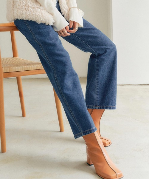 titivate（ティティベイト）の「ベーシックストレートデニムパンツ（デニムパンツ・レディース・グレー/インディゴブルー/ブルー・S/M/L）」の19枚目の写真