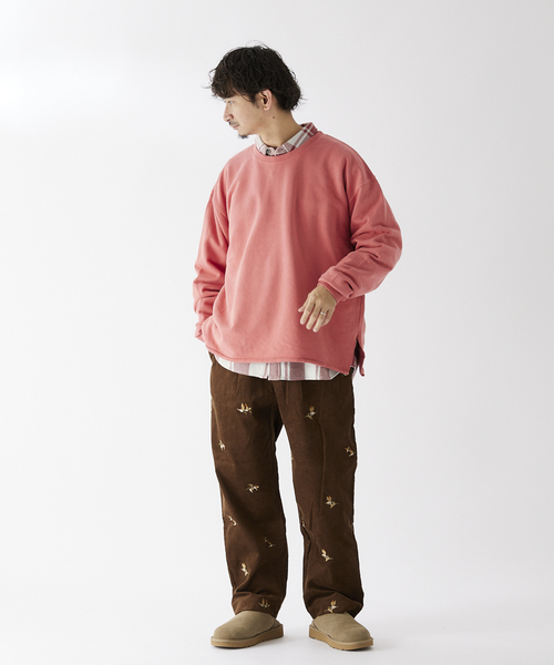 JOURNAL STANDARD relume（ジャーナルスタンダード　レリューム）の「総柄 コーデュロイ イージーパンツ "BIRD"（その他パンツ・メンズ・ブラウン/ブラックミックス・MEDIUM/LARGE）」の21枚目の写真