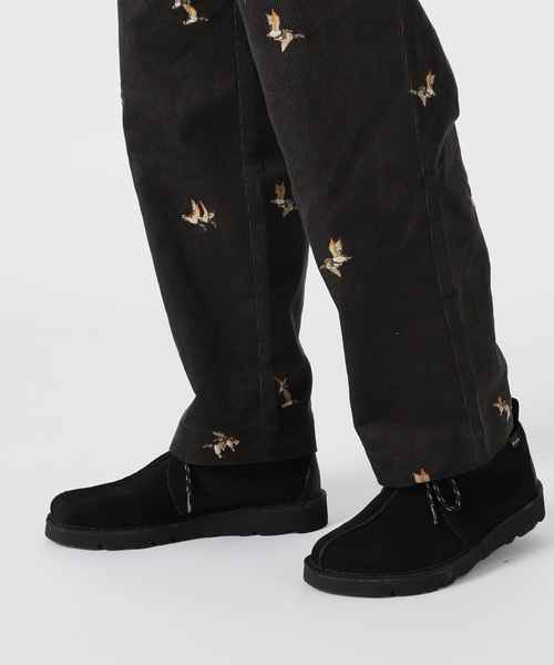 JOURNAL STANDARD relume（ジャーナルスタンダード　レリューム）の「総柄 コーデュロイ イージーパンツ "BIRD"（その他パンツ・メンズ・ブラウン/ブラックミックス・MEDIUM/LARGE）」の9枚目の写真