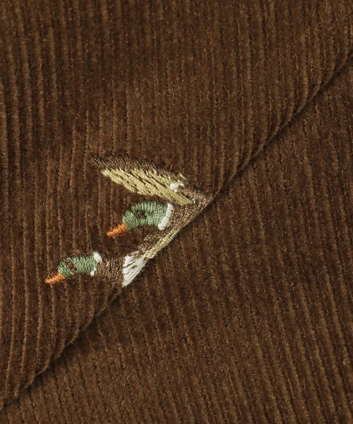 JOURNAL STANDARD relume（ジャーナルスタンダード　レリューム）の「総柄 コーデュロイ イージーパンツ "BIRD"（その他パンツ・メンズ・ブラウン/ブラックミックス・MEDIUM/LARGE）」の13枚目の写真