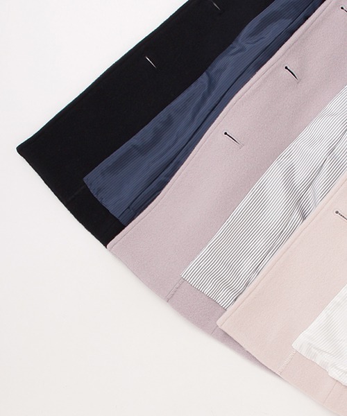 mezzo piano Junior（メゾピアノジュニア）の「リボンケープつきコート（ダッフルコート・キッズ・ベージュ/ネイビー/ラベンダー・S/M/L）」の9枚目の写真