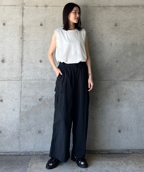 UNFILO（アンフィーロ）の「【UVケア】シャカシャカナイロン ワイド
