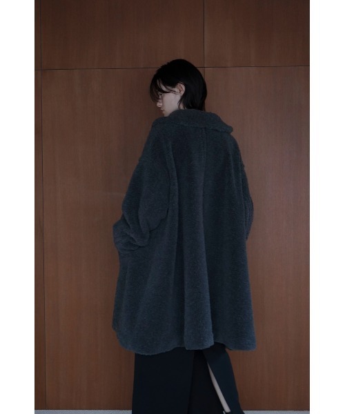 CLANE（クラネ）の「CLANE/クラネ/VOLUME FLARE BOA COAT（ノーカラー
