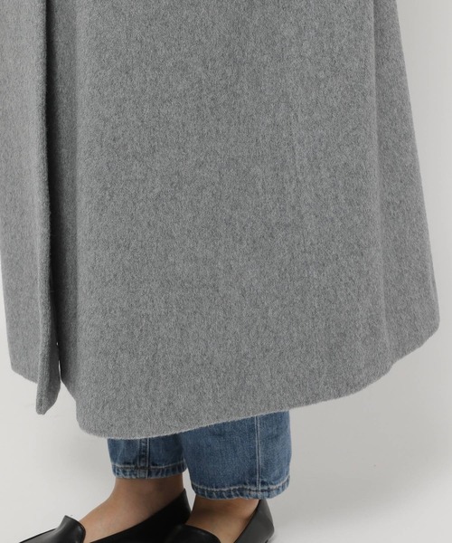 GLOBAL WORK（グローバルワーク）の「Italy Woolコート/MATINEE LINE/165043（ステンカラーコート・レディース・ブラック/グレー/ベージュ・FREE）」の21枚目の写真