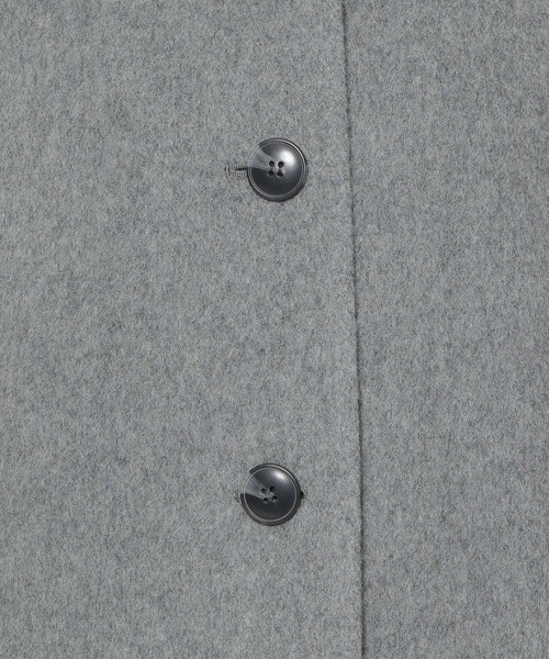 GLOBAL WORK（グローバルワーク）の「Italy Woolコート/MATINEE LINE/165043（ステンカラーコート・レディース・ブラック/グレー/ベージュ・FREE）」の7枚目の写真