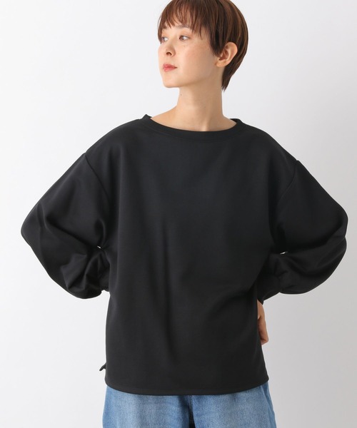 LEPSIM(レプシィム)の「ウラケクルーネックプルオーバー 162422(スウェット・レディース・ブラック/オフホワイト/レッド/ブルー・FREE)」の3枚目の写真