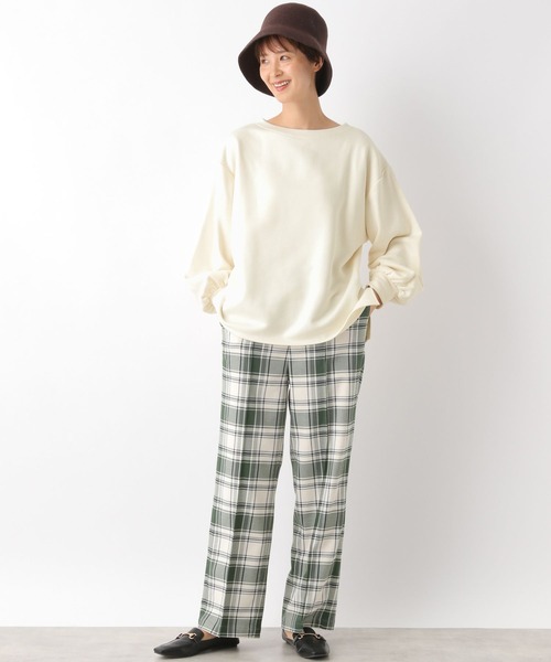 LEPSIM(レプシィム)の「ウラケクルーネックプルオーバー 162422(スウェット・レディース・ブラック/オフホワイト/レッド/ブルー・FREE)」の5枚目の写真