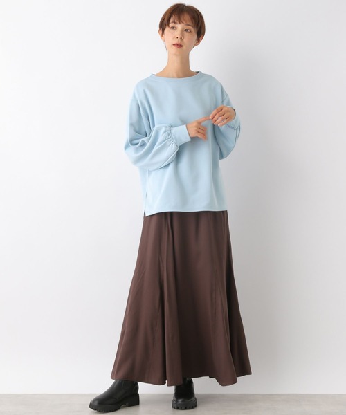 LEPSIM(レプシィム)の「ウラケクルーネックプルオーバー 162422(スウェット・レディース・ブラック/オフホワイト/レッド/ブルー・FREE)」の8枚目の写真