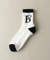 【BoTT】WHIMSY×BoTT絞り染めソックス WISM(ウィズム)の「【BoTT / ボット】B Logo Socks(ソックス