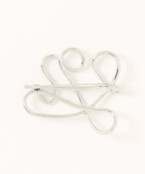 prose verse（プロズヴェール）の「ウェーブラインブローチ（ブローチ/コサージュ・レディース・ゴールド/シルバー・ﾌﾘ-）」の4枚目の写真