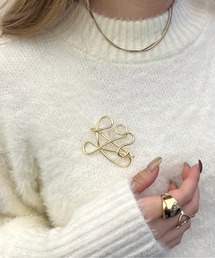 prose verse | ウェーブラインブローチ(ブローチ/コサージュ)