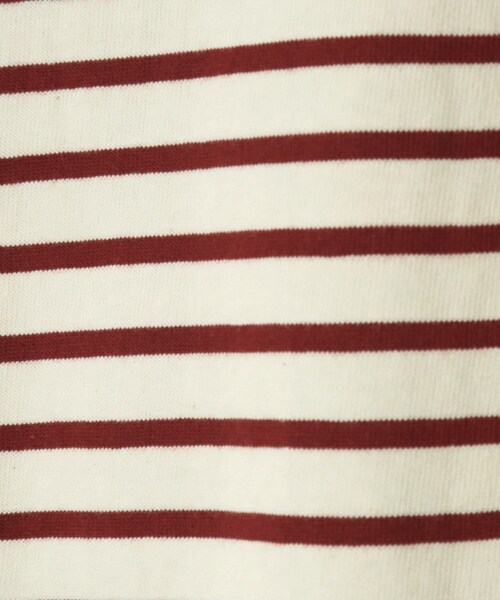 THE SHOP TK （ザ ショップ ティーケー ）の「◆【首回りスッキリキレイ/洗える】ボーダープルオーバー（Tシャツ/カットソー・レディース・レンガ/ネイビー系2/ブラウン系その他4・11/12）」の10枚目の写真