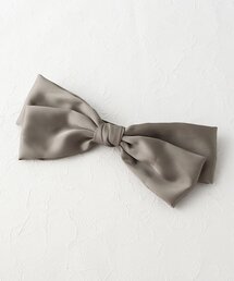 ビッグサテンリボンバレッタ