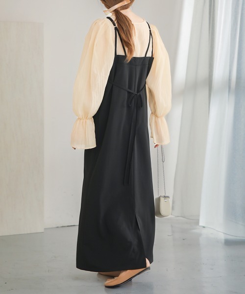 Bab（バブ）の「ビスチェキャミワンピース（ワンピース・レディース・ホワイト系その他/モカ/ブラック・M）」の22枚目の写真