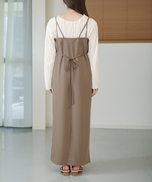 Bab（バブ）の「ビスチェキャミワンピース（ワンピース・レディース・ホワイト系その他/モカ/ブラック・M）」の19枚目の写真