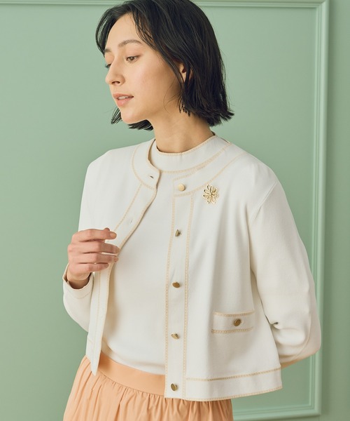 ANAYI（アナイ）の「フラワーモチーフブローチ（ブローチ/コサージュ・レディース・シルバー/ゴールド系その他・FREE）」の5枚目の写真