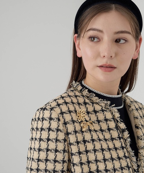 ANAYI（アナイ）の「フラワーモチーフブローチ（ブローチ/コサージュ・レディース・シルバー/ゴールド系その他・FREE）」の6枚目の写真