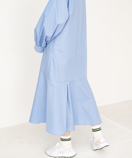 haco!(ハコ)の「乙女心呼びさますわりに気楽なワンピース by que made me(ワンピース・レディース・ブルー・SMALL/MEDIUM/LARGE/X-LARGE)」の14枚目の写真