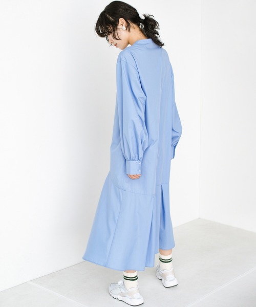 haco!(ハコ)の「乙女心呼びさますわりに気楽なワンピース by que made me(ワンピース・レディース・ブルー・SMALL/MEDIUM/LARGE/X-LARGE)」の22枚目の写真
