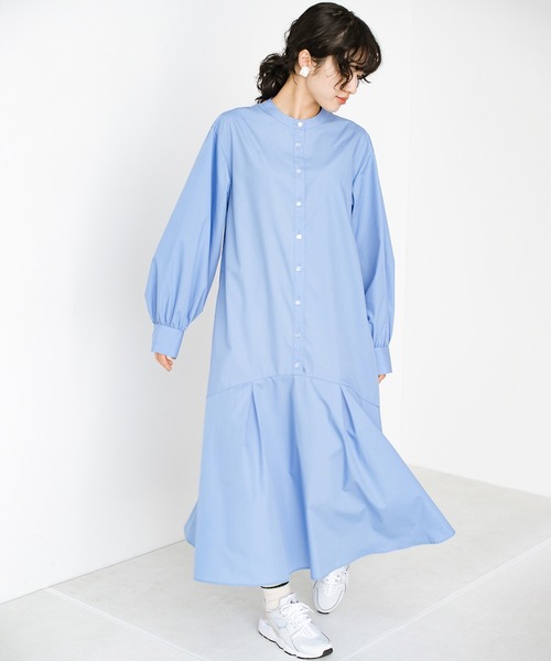 haco!(ハコ)の「乙女心呼びさますわりに気楽なワンピース by que made me(ワンピース・レディース・ブルー・SMALL/MEDIUM/LARGE/X-LARGE)」の20枚目の写真
