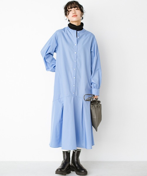 haco!(ハコ)の「乙女心呼びさますわりに気楽なワンピース by que made me(ワンピース・レディース・ブルー・SMALL/MEDIUM/LARGE/X-LARGE)」の18枚目の写真