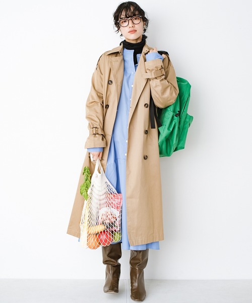 haco!(ハコ)の「乙女心呼びさますわりに気楽なワンピース by que made me(ワンピース・レディース・ブルー・SMALL/MEDIUM/LARGE/X-LARGE)」の7枚目の写真