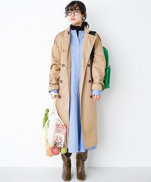 haco!(ハコ)の「乙女心呼びさますわりに気楽なワンピース by que made me(ワンピース・レディース・ブルー・SMALL/MEDIUM/LARGE/X-LARGE)」の8枚目の写真