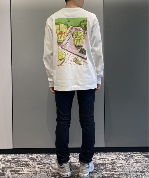 SCOTCH&SODA(スコッチアンドソーダ)の「アートワーク オーガニックTシャツ【169933】(Tシャツ/カットソー・メンズ・ホワイト/ピンク・SMALL/LARGE/MEDIUM)」の17枚目の写真