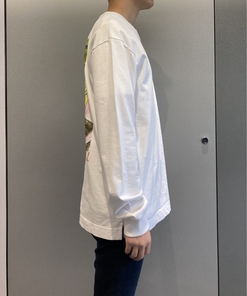 SCOTCH&SODA(スコッチアンドソーダ)の「アートワーク オーガニックTシャツ【169933】(Tシャツ/カットソー・メンズ・ホワイト/ピンク・SMALL/LARGE/MEDIUM)」の20枚目の写真